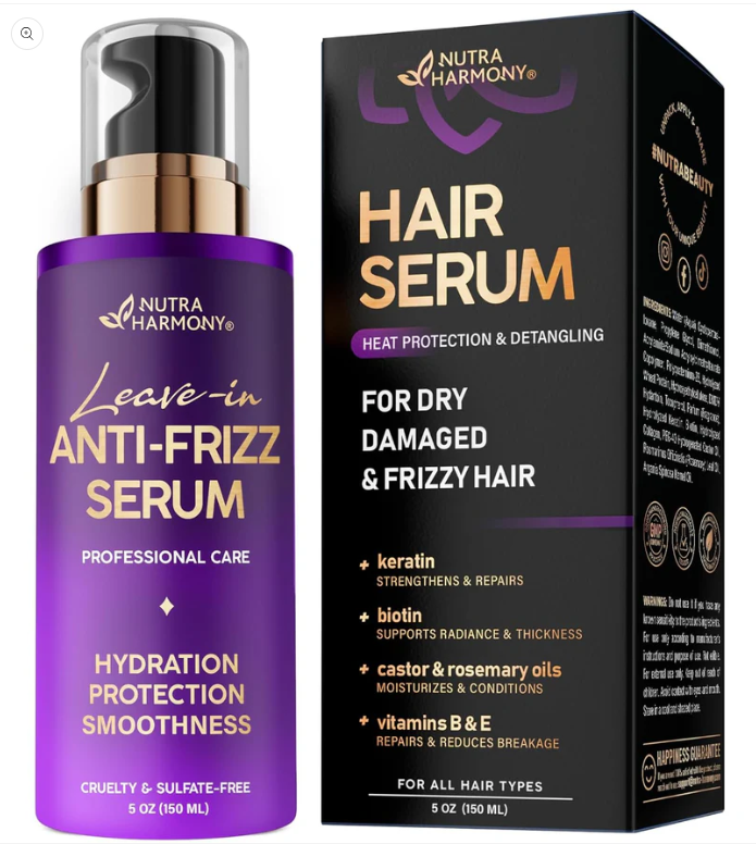 NUTRAHARMONY’s New Hydrating Hair Serum